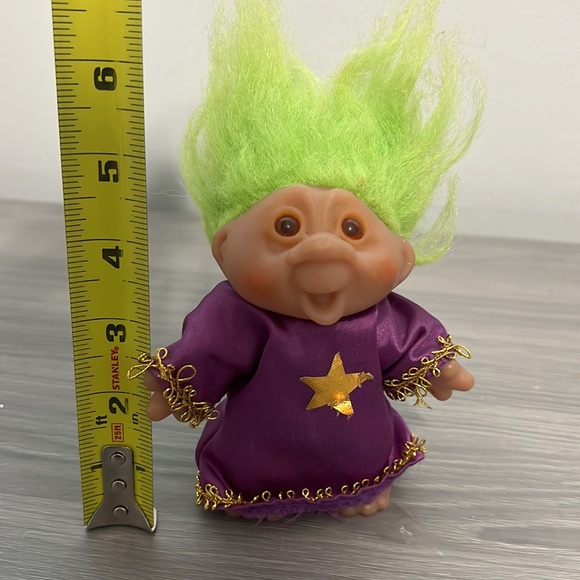 Vintage Dam Troll in Wizard Outfit, Dated 1986 - Picture 6 of 6